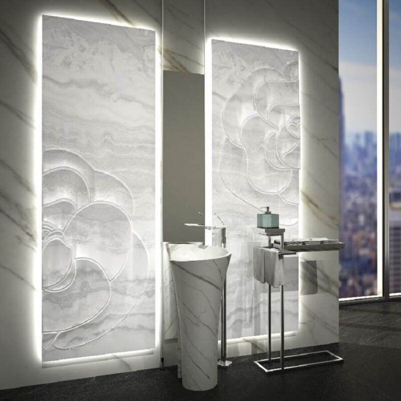 Backlit Onyx Marble Wall Panels